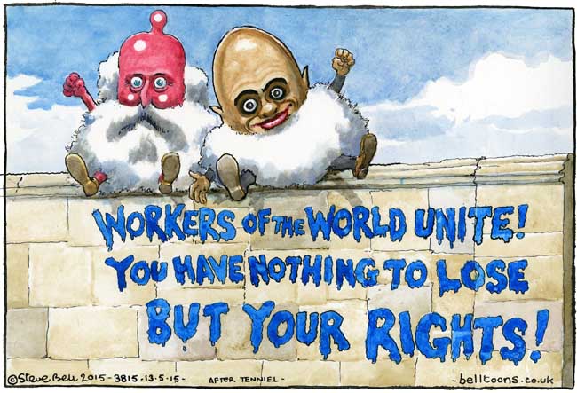 Copyright Steve Bell 2015/All Rights Reserved e.mail: belltoons@ntlworld.com tel: 00 44 (0)1273 500664
